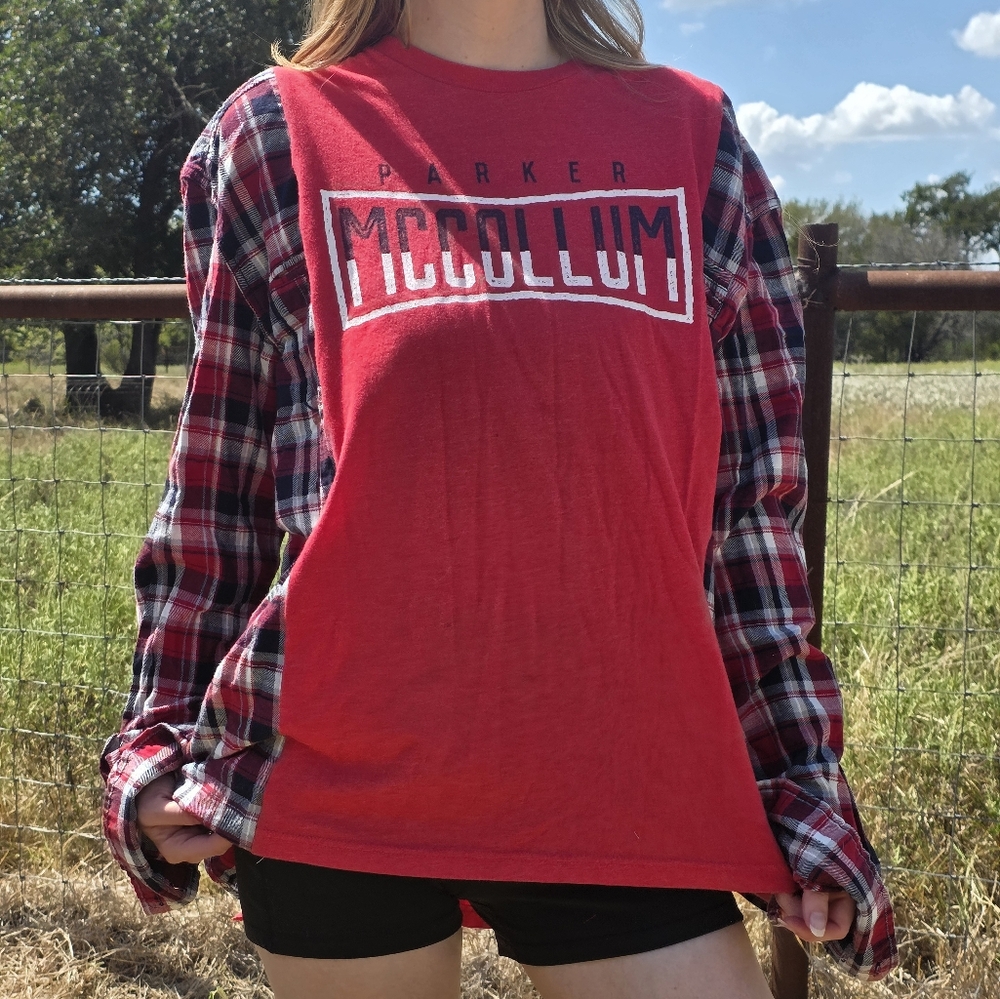 Red Plaid Men's Shirt